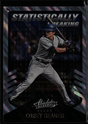 2022 Panini Absolute #SS-5 Corey Seager Statistically Speaking Retail Lava A572