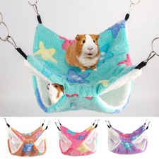 Warm Hamster Hammock House Mouse Rat Hanging Swing Bed Guinea Pig Cage Bedding..