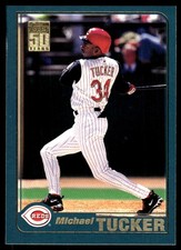 Michael Tucker 2001 Topps #132 Reds MLB READ FREE SHIPPING AutographDen