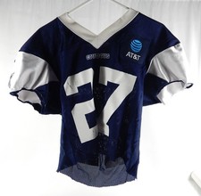2024 Dallas Cowboys Amani Oruwariye #27 Game Used Navy Practice Jersey 46