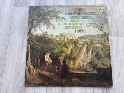 Vivaldi Eight Works for strings & Continuo I Musici Vinyl Record LP Classical