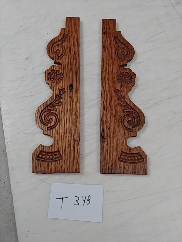 ANSONIA GINGERBREAD / KITCHEN CLOCK FANCY WOODEN  SIDE TRIM