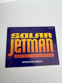 Solar Jetman: Hunt for the Golden Warpship Nintendo, NES - GREAT CONDITION!!!
