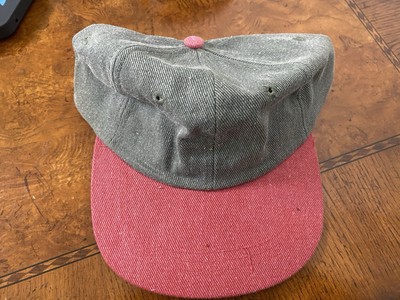 Vintage Head Shots KC Caps Gray Red Baseball Hat One Size Adjustable Strapback