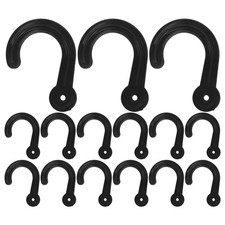 100Pcs Plastic Hook for Fabric Samples - Closet Clothes Hanger Bag Kitchen