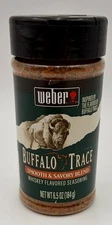 Weber Buffalo Trace Whiskey Smooth Savory Blend Meat Steak Seasoning 6.5 6pck