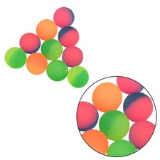 35 Pcs Dull Polish Ball Super Bouncy Balls Colored Rubber Gumball Toys