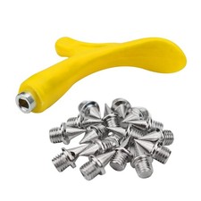 Carbon Steel Track Spikes Replacement With Wrench Remover Tool For Men Shoes