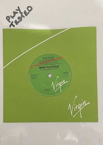Mike Oldfield - Blue Peter 7" Vinyl Single Record - VS317 Virgin Records 1979 - Picture 3 of 4