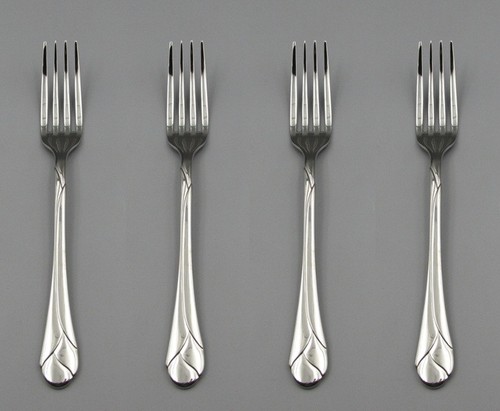 Mikasa 18/8 Stainless SWEET PEA Salad Forks - Set of Four *