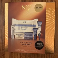 No. 7 Ultimate Skincare Collection 6 Piece SkinCare Boxed GiftSet 119 Value NEW