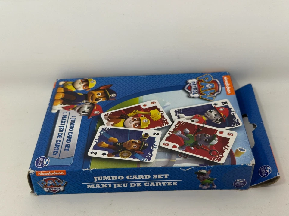 Paw Patrol Jumbo Playing Cards - Nickelodeon - Crazy 8's Go Fish Rummy Snap - Image 4 of 4
