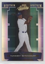 2005 Playoff Absolute Memorabilia Spectrum Gold 8/10 Yuniesky Betancourt #97 0f6