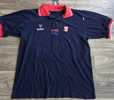 Walon Peru FPF Training Futbol Soccer Polo Shirt Mens Size XL VTG Y2K