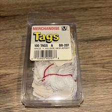    Blank White Merchandise Retail Price Tags String Strung Jewelry Small Hang Tag