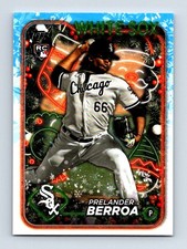 #H182 2024 Topps Holiday BASE * Prelander Berroa RC White Sox