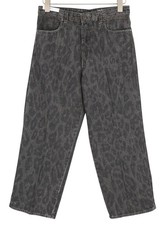 PT TORINO Tracy Women's Jeans W29 Grey Straight Washed Cropped Fit *