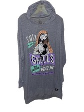 Disney Tim Burtons The Nightmare Before Christmas Sally Hoodie Long Shirt Ghouls