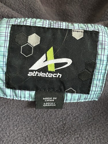 Athletech Women's Purple Aqua Jacket In Jacket Outdoor Wear Size L - Afbeelding 7 van 8