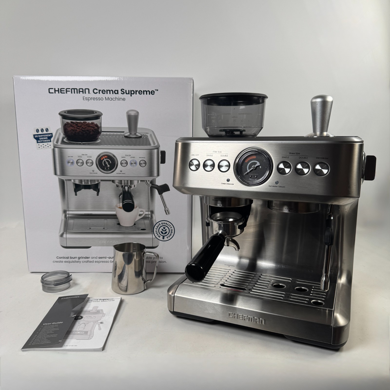 Chefman Crema Supreme 15 Bar Espresso Machine