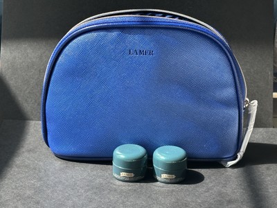 la mer Skincare travel set: Night Cream 7ml+ Blue Pouch  Deluxe Samples Gift
