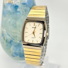 Orologio da polso RADO DiaStar vintage quadrato oro classico autentico