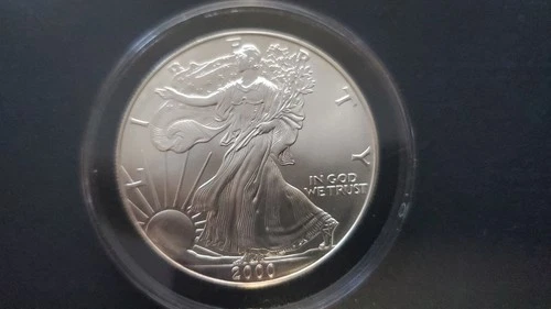 2000 1 oz American Silver Eagle Coin BU
