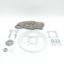 Ketten Satz Kettenrad 44Z Ritzel 11Z Sicherung + f&uuml;r Hercules Prima 2 3 4 5