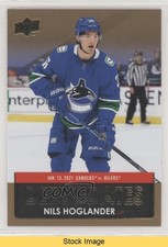 2021-22 Upper Deck Series 1 Debut Dates Gold Nils Hoglander #DD-17 READ 13z0