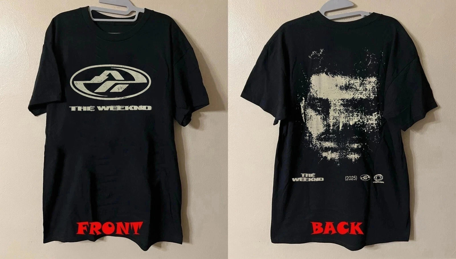 SHOCK ! The Weeknd Australian Tour Merch T-Shirt 2025