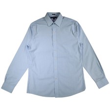 Tommy Hilfiger Mens Dress Shirt Size 15 1/2 Striped Long Sleeve Slim Fit