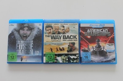 3 Stück Blu-ray Spannende Kriegsfilme-Neuwertig