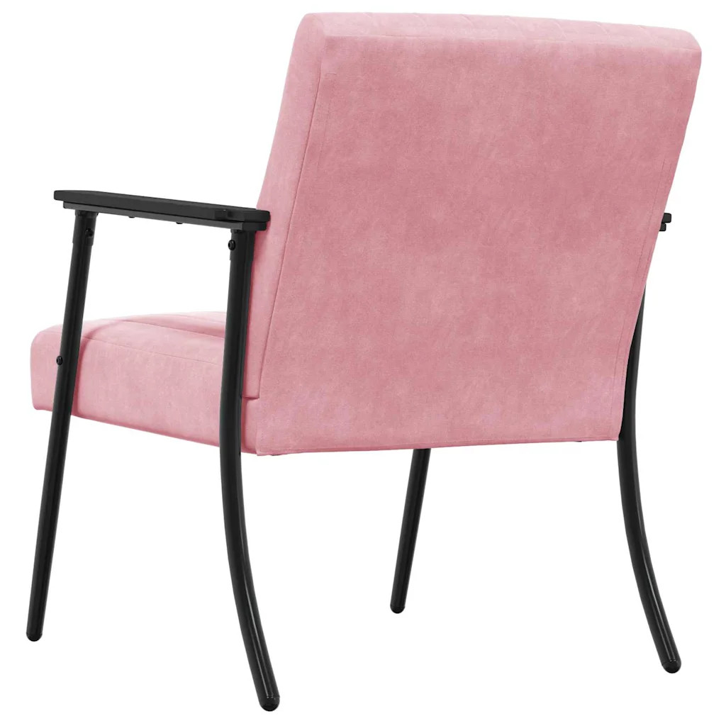 Foto 6 van vidaXL Fauteuil Roze Fluweel