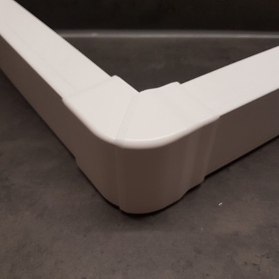 Eckverbinder Aussen Eck für Kabelkanal 60x40 mm PVC Weiss Kopos
