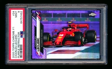 2020 Topps Chrome F1 #24 Charles Leclerc RC Purple Refractor #224/399 PSA 9