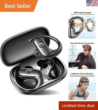 Bluetooth 5.4 Wireless Earbuds   60H Playtime, Over-Ear Comfort for Sports