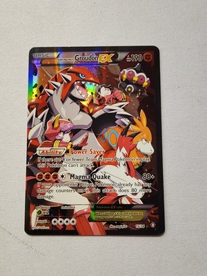Team Magma's Groudon EX 15/34 Double Crisis Holo