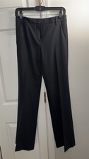 Theory Womens Flared Dress Pants Size 0 Black