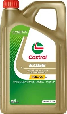 Huile Castrol Edge 5W30 LL 5L (bidon) - Photo 1/2