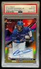 2021 Finest Vladimir Guerrero Jr. Auto Gold Refractor #41/50 PSA 10