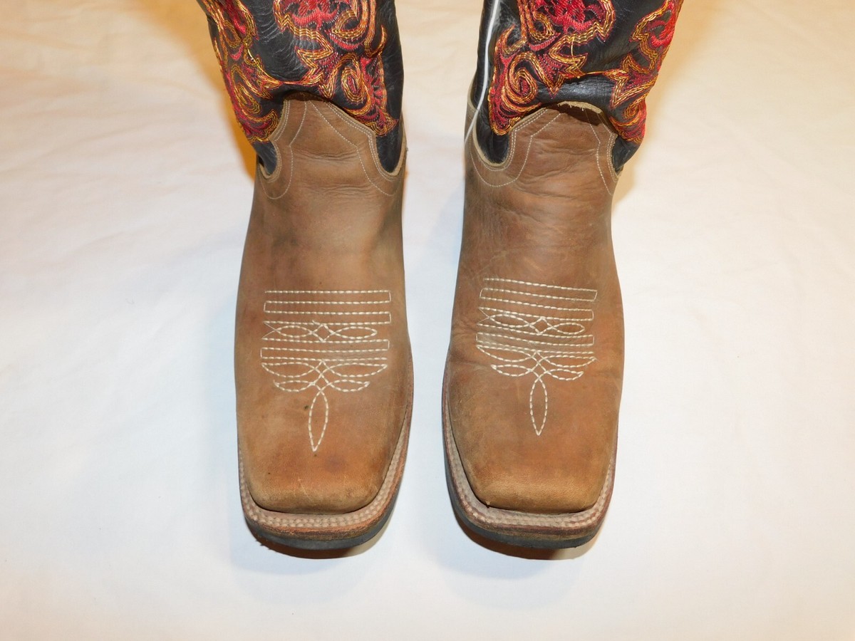 JOHNN WHAYNEE COWBOY BOOTS BROWN SQUARE TOE JHONN WHAYNEE  display picture 2