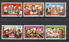 Komoren 1977 Nobelpreis Gewinner, gestempelt.