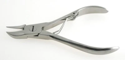 TIPTOP Toenail Nippers Concave Jaws Spring Handle | Size 4.6 Inch | Podiatry Instrument