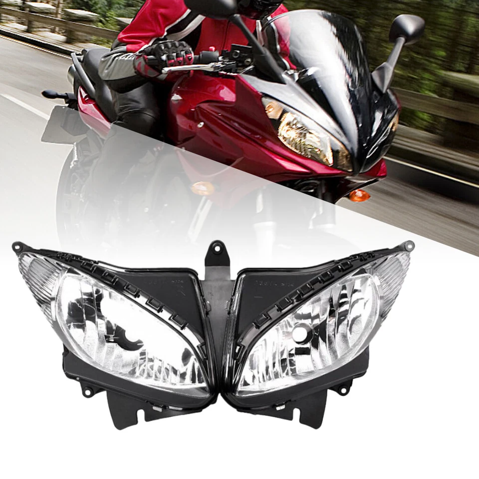 Front Headlight For 2003 2004 2005 06 2007 2008 2009 Yamaha FZ6S Headlamp Cover - Image 2 of 4