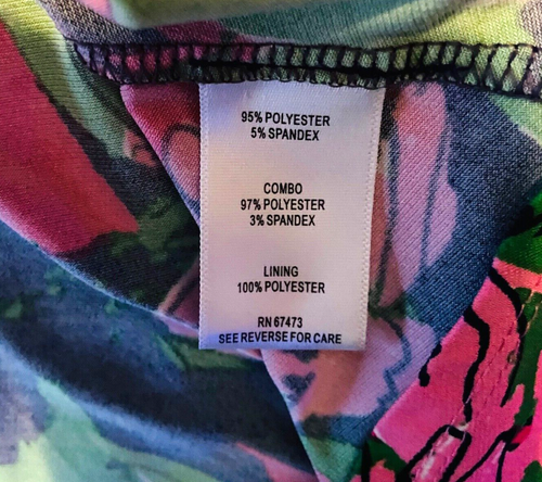 Maxi abito donna Taylor taglia 6 girocollo floreale rosa verde nero vestibilità rilassata - Foto 11 di 13