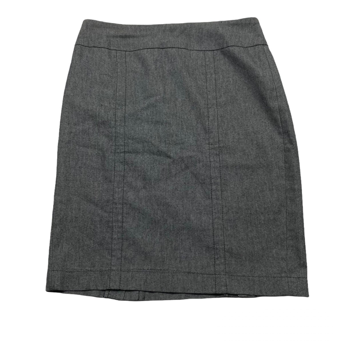 Renuar Stretch Pencil Skirt Pull-On Double Split Elastic Waist