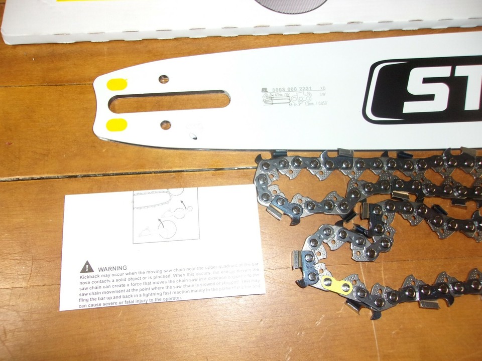 Stihl 25" Rollomatic E 3/8" .063"  1.6mm  Chainsaw Guide Bar 3003 000 5231 - Foto 5