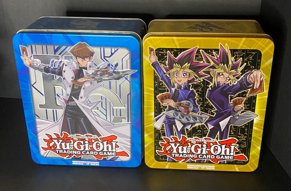 未開封 遊戯王 遊戯缶 2017 MEGA TINS 新品 Lot of 2 EMPTY YuGiOh! 2017 Mega Tin Yugi Moto + Yami Yugi & Kaiba