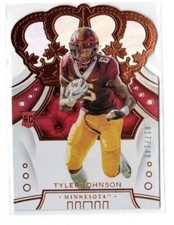 2020 Panini Chronicles Draft Picks TYLER JOHNSON RC CROWN ROYALE HOLO #39 /149