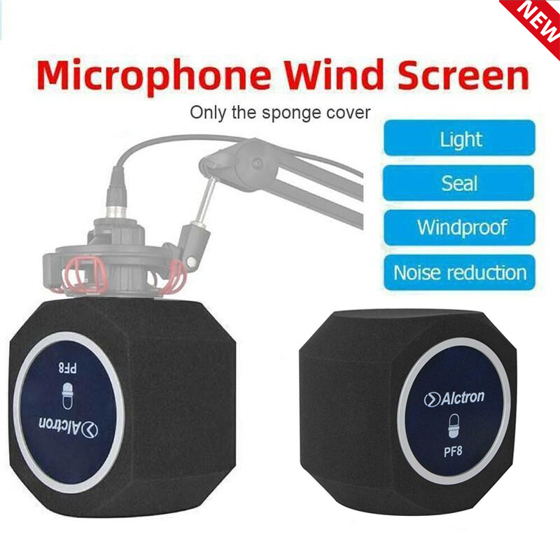 Noise-reducing Sponge Shield Alctron PF8 Folding Microphone